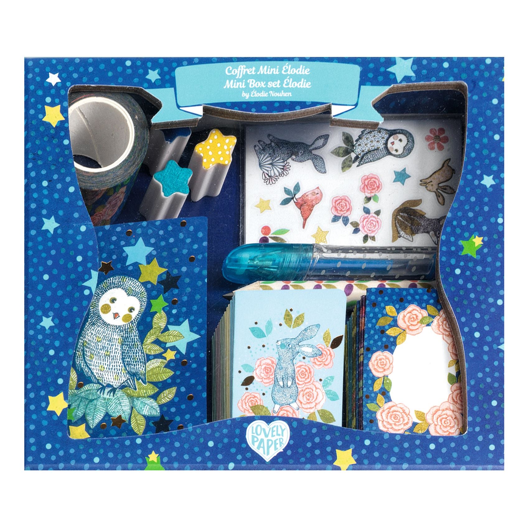 Mini Set Regalo Cancelleria - Blu
