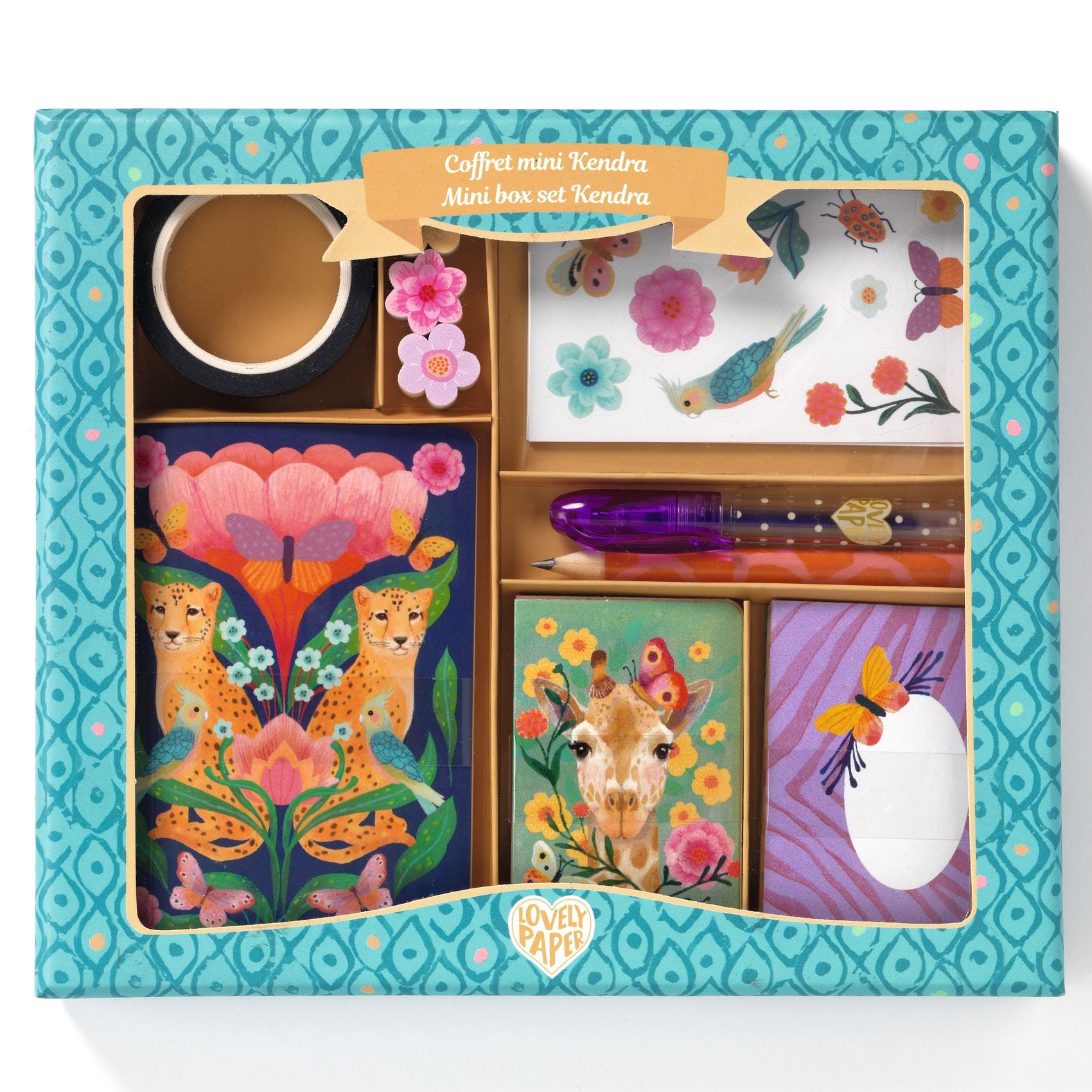 Mini Set Regalo Cancelleria - Celeste