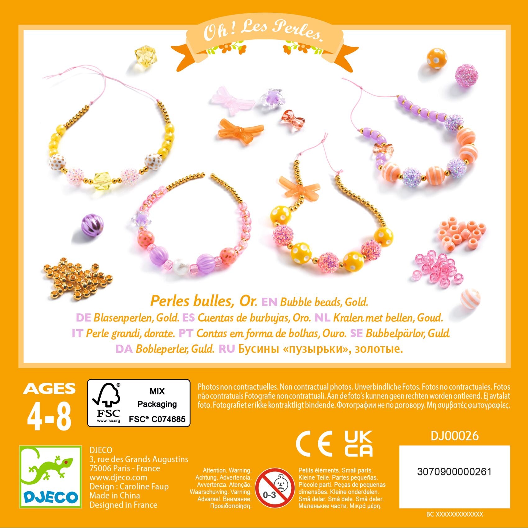 Perline A Bolle - Oro