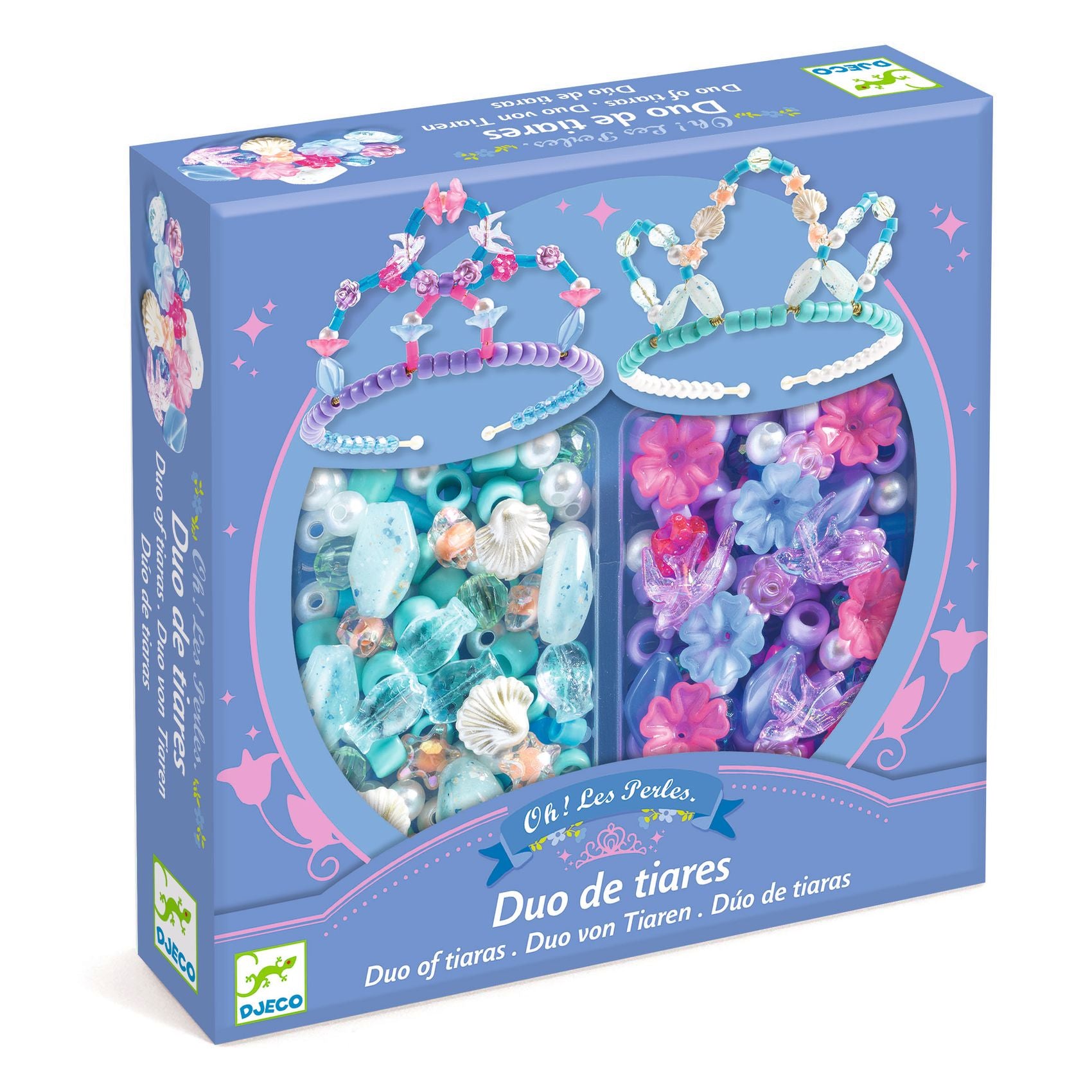 Perline Duo Corone - Blu