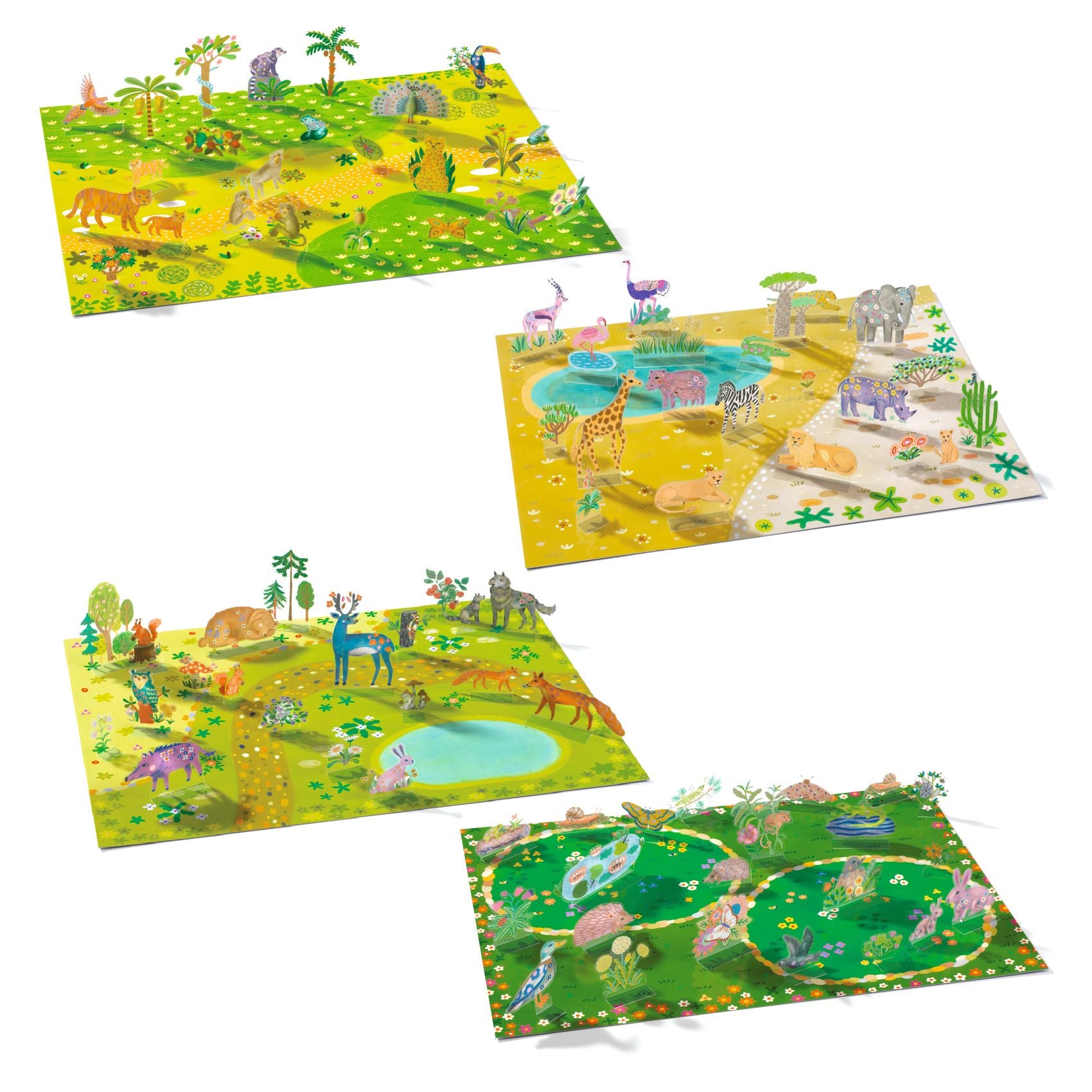 Stickers da Sollevare - Animali Della Savana
