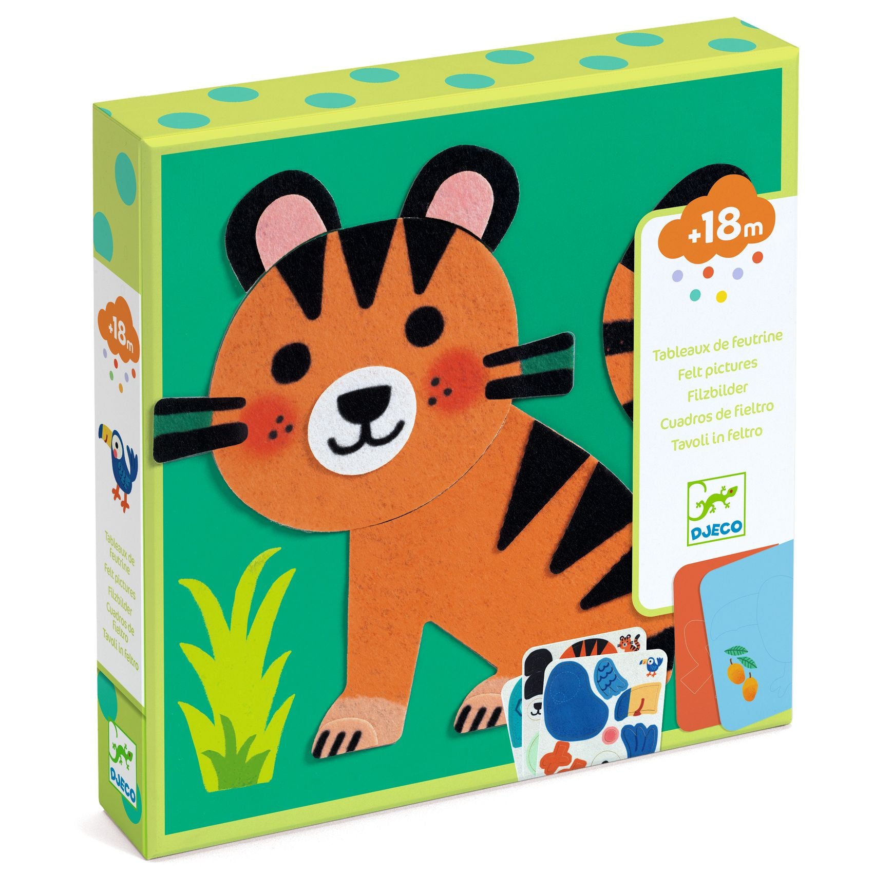 Quadretti in feltro – Animali morbidi