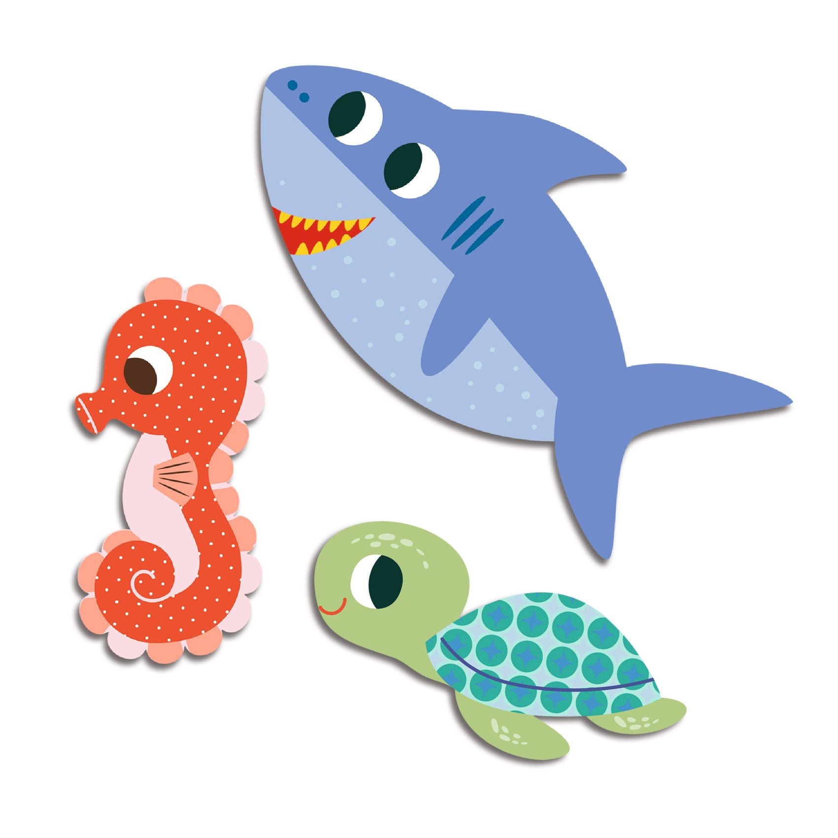 Stickers Sagomati - Animali Marini