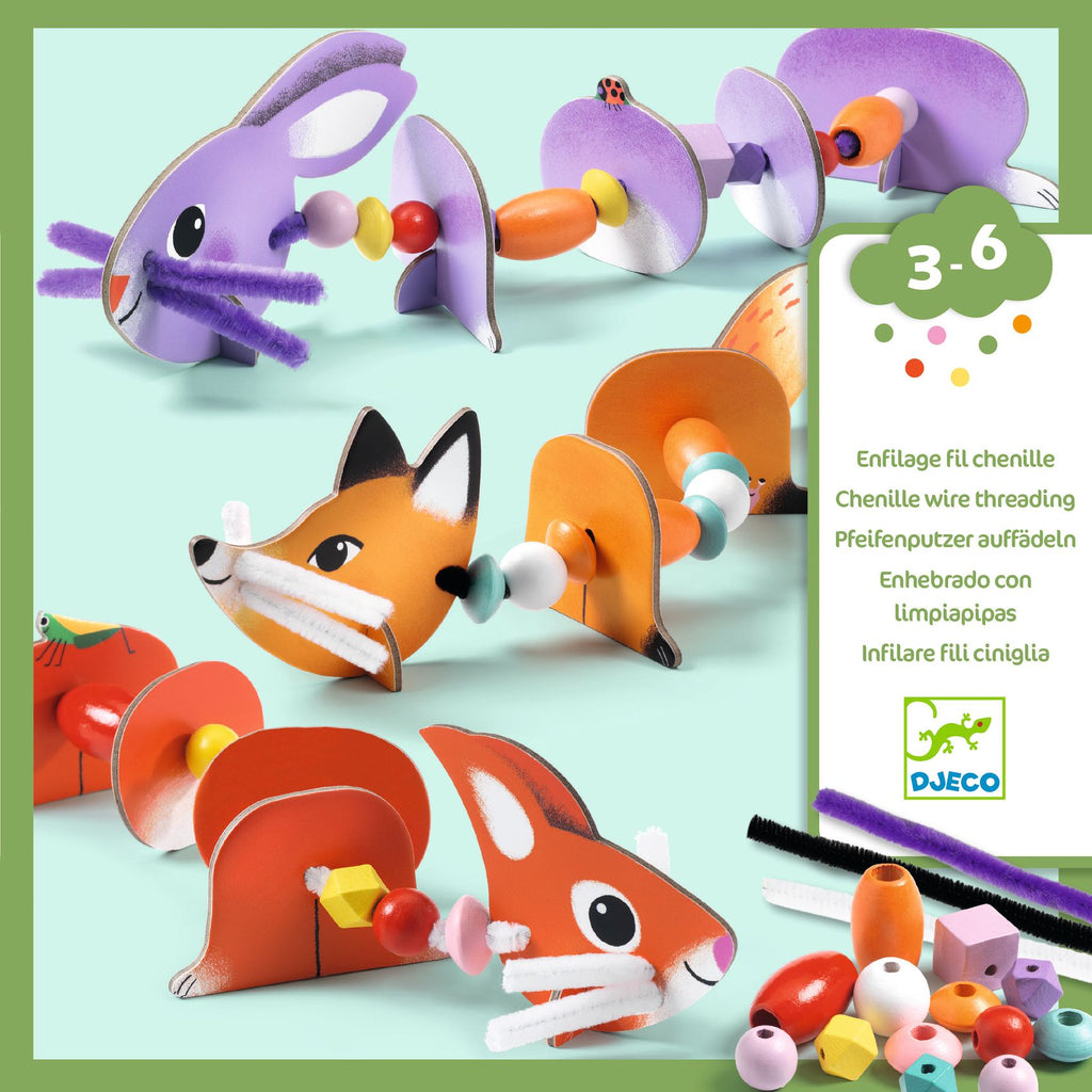 Gioco di infilare - Animali mignon