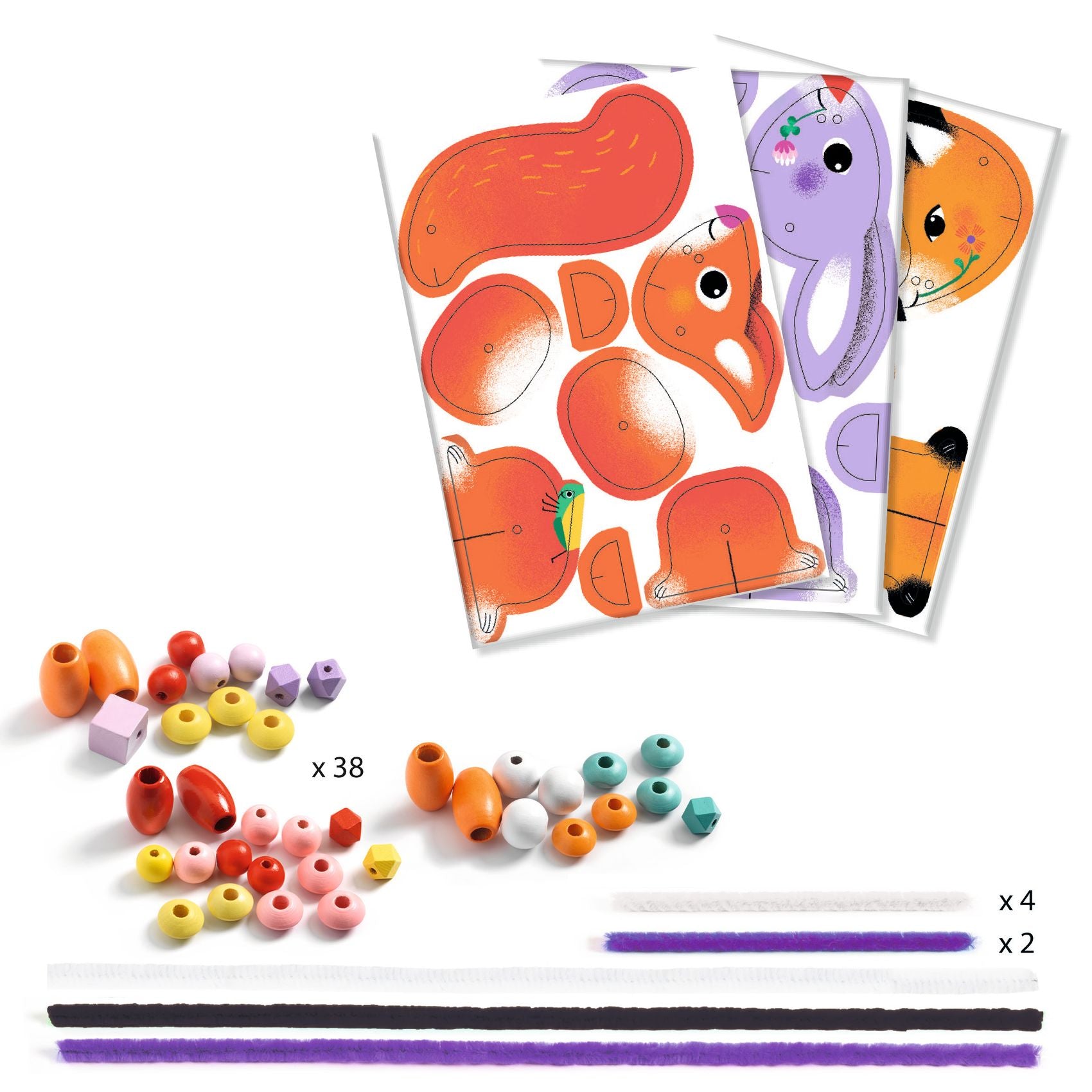 Gioco di infilare - Animali mignon