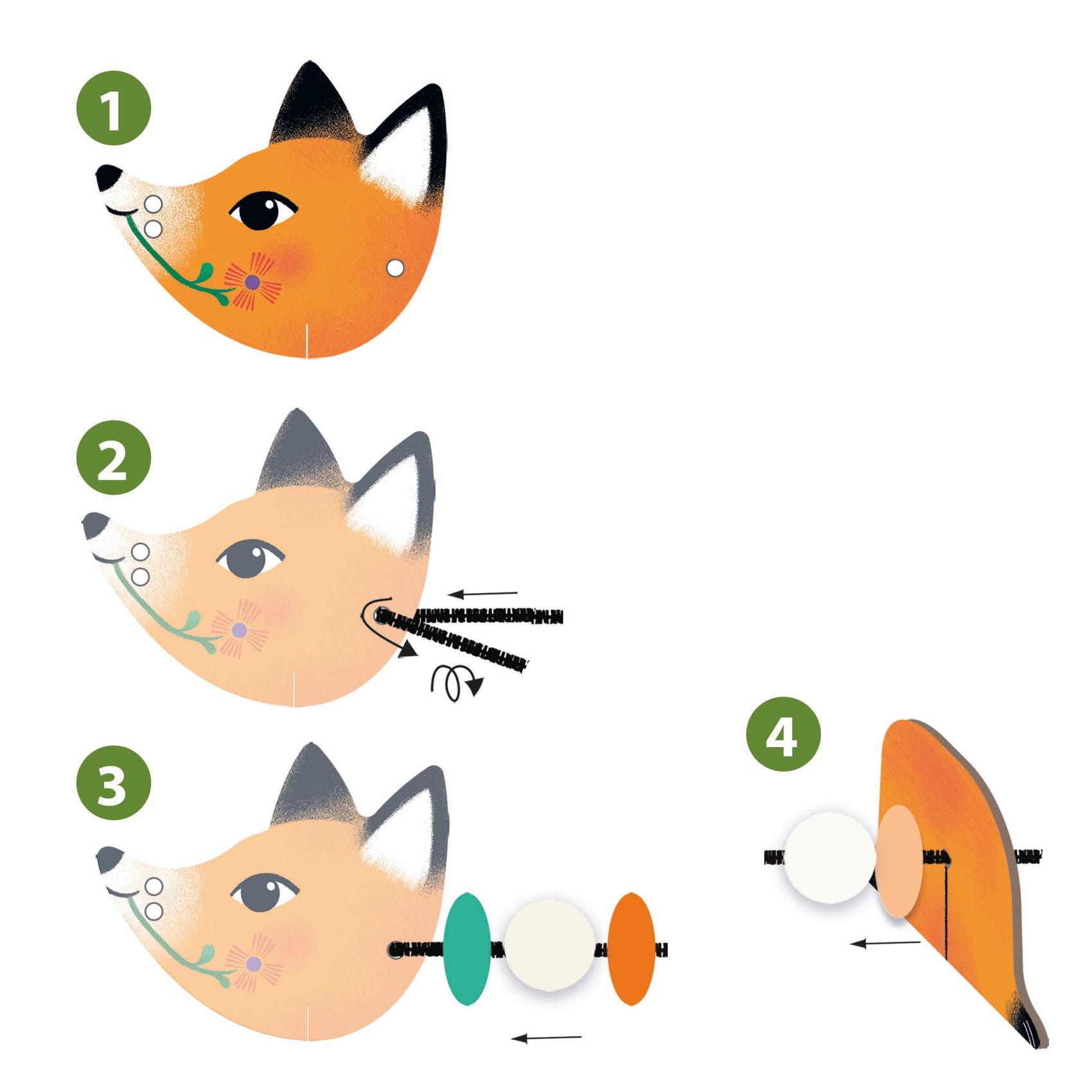 Gioco di infilare - Animali mignon