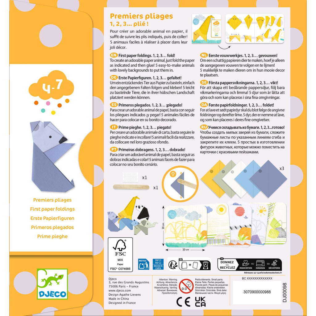 Kit Primi Origami 1, 2, 3… piega!