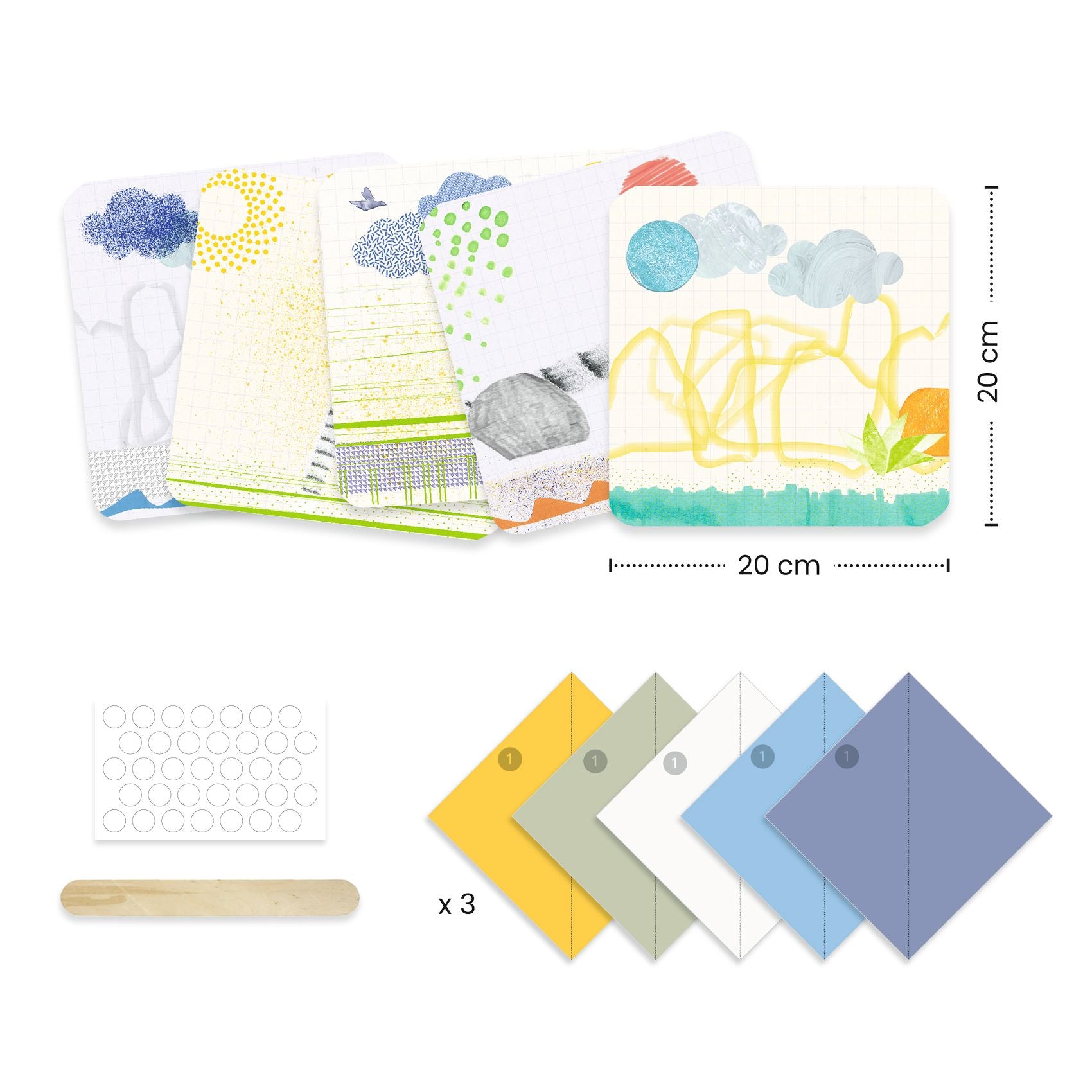 Kit Primi Origami 1, 2, 3… piega!