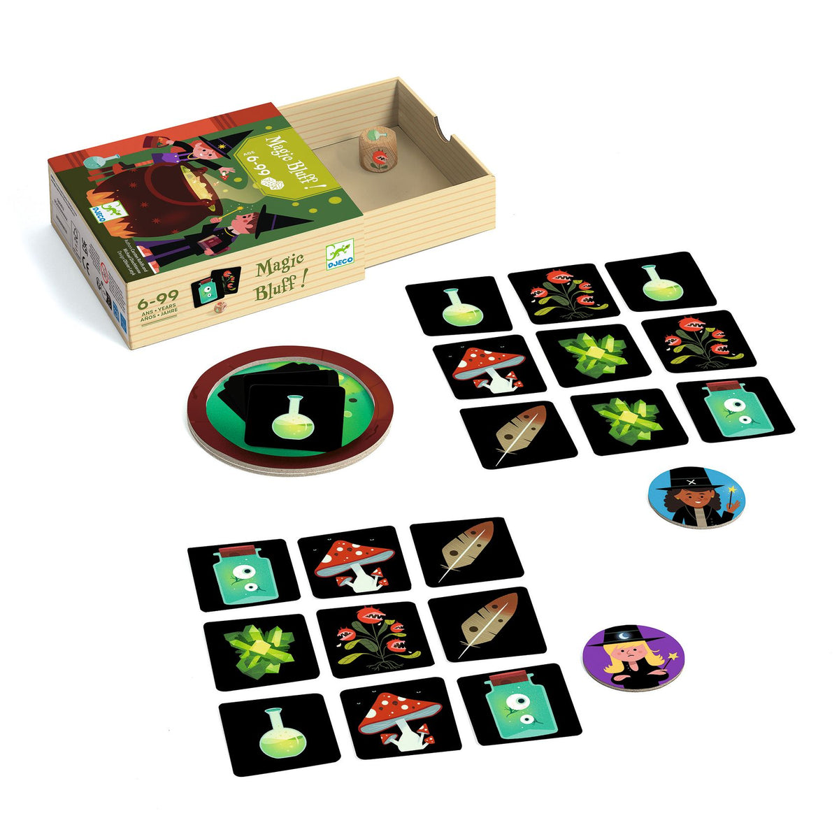 Gioco Di Carte Magic-Bluff - Djeco - immagine 5