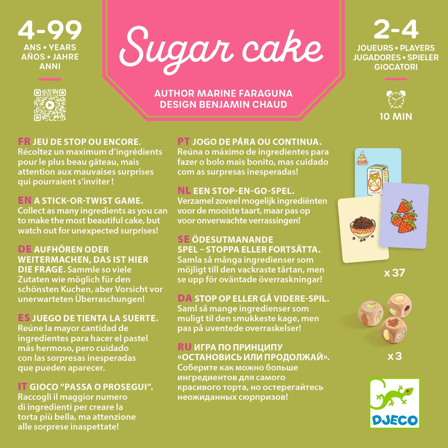 Gioco Di Dadi - Sugar Cake