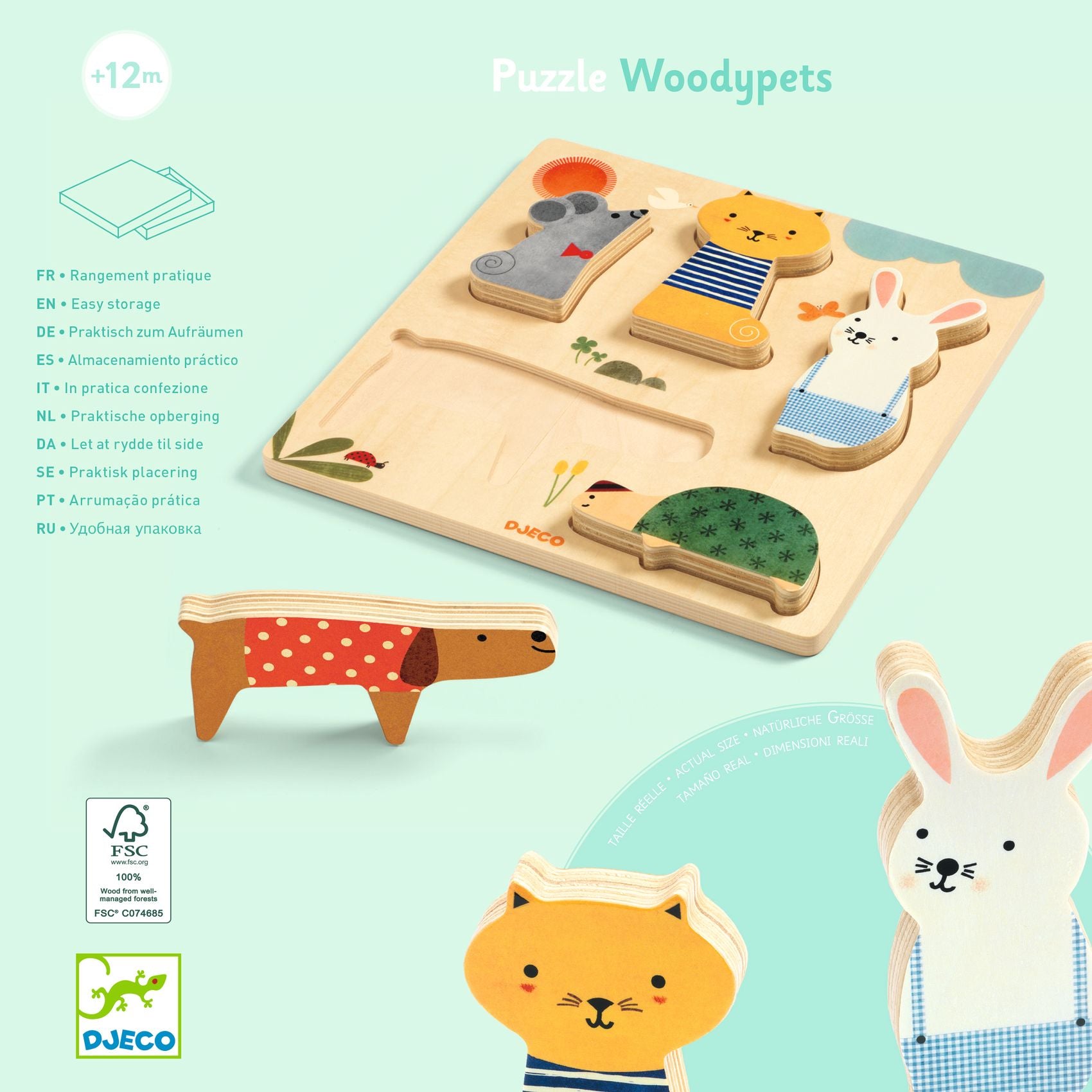 Puzzle in Legno - Woodypets