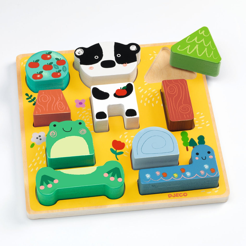 Puzzle in Legno - Puzz & Match Happy