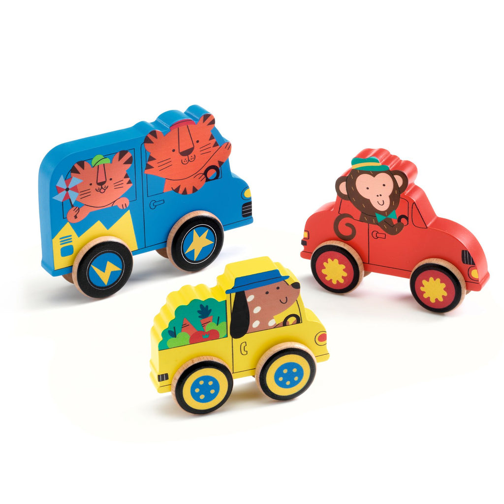 Puzzle 2-in-1 con pista Puzz & Roll Color