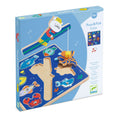 Puzzle A Incastri In Legno E Pesca Magnetica - Blu