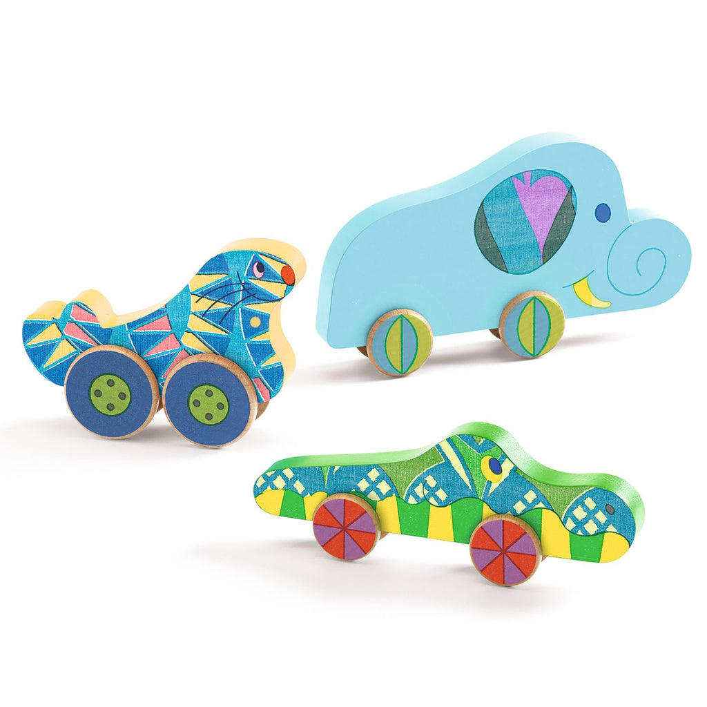Puzz & Roll In Legno Bariolo