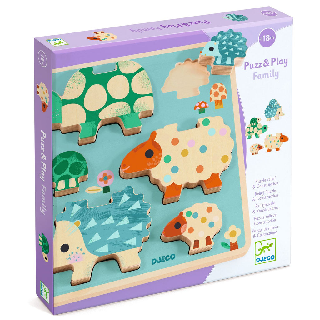 Puzz & Play Family: puzzle con personaggi per gioco libero