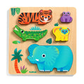 WoodyWild – Gioco in legno con animali selvatici da impilare e incastrare