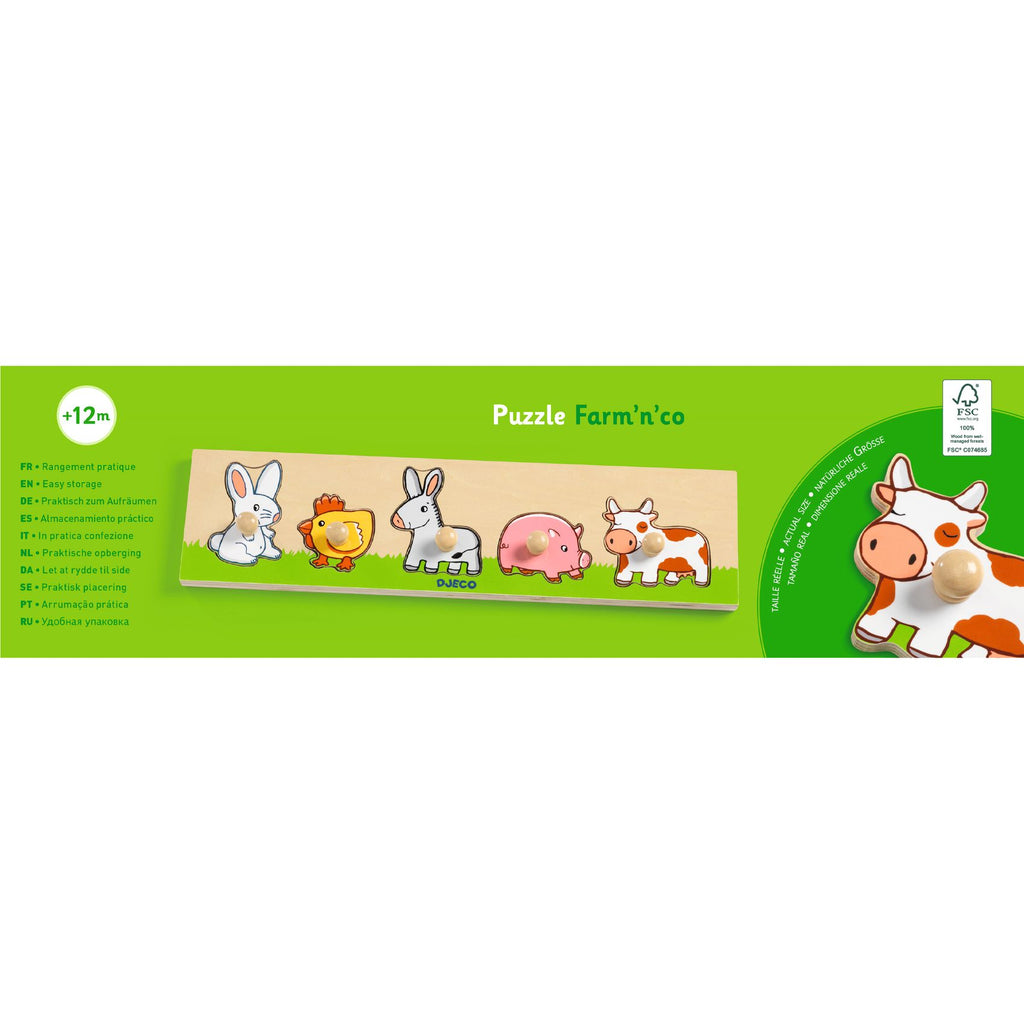 Puzzle in legno Farm'n'co