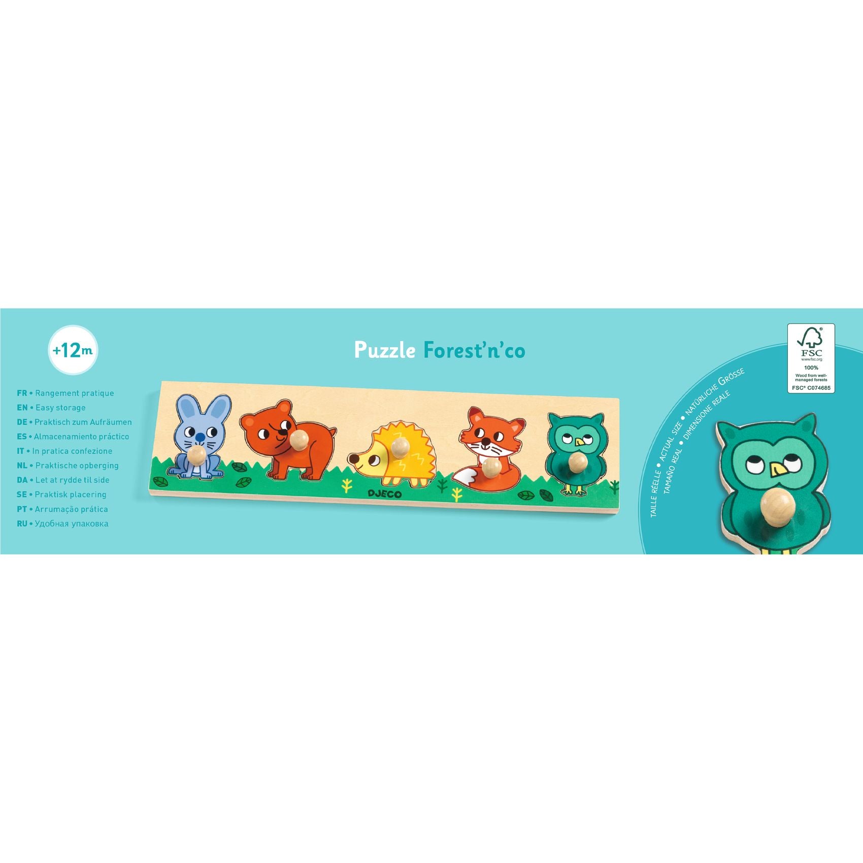 Puzzle in legno Forest'n'co