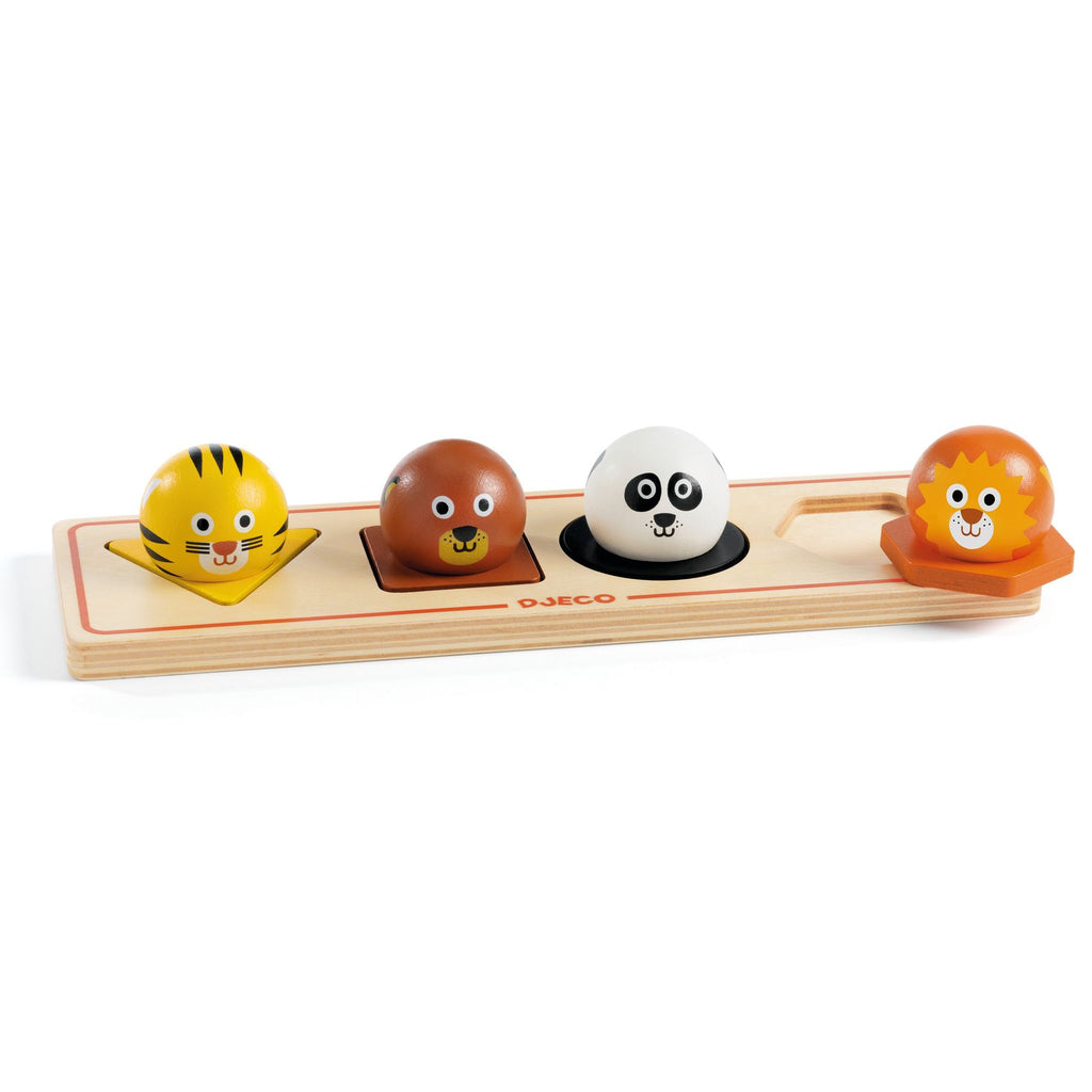 Puzzle Ad Incastro In Legno - Ball'n co