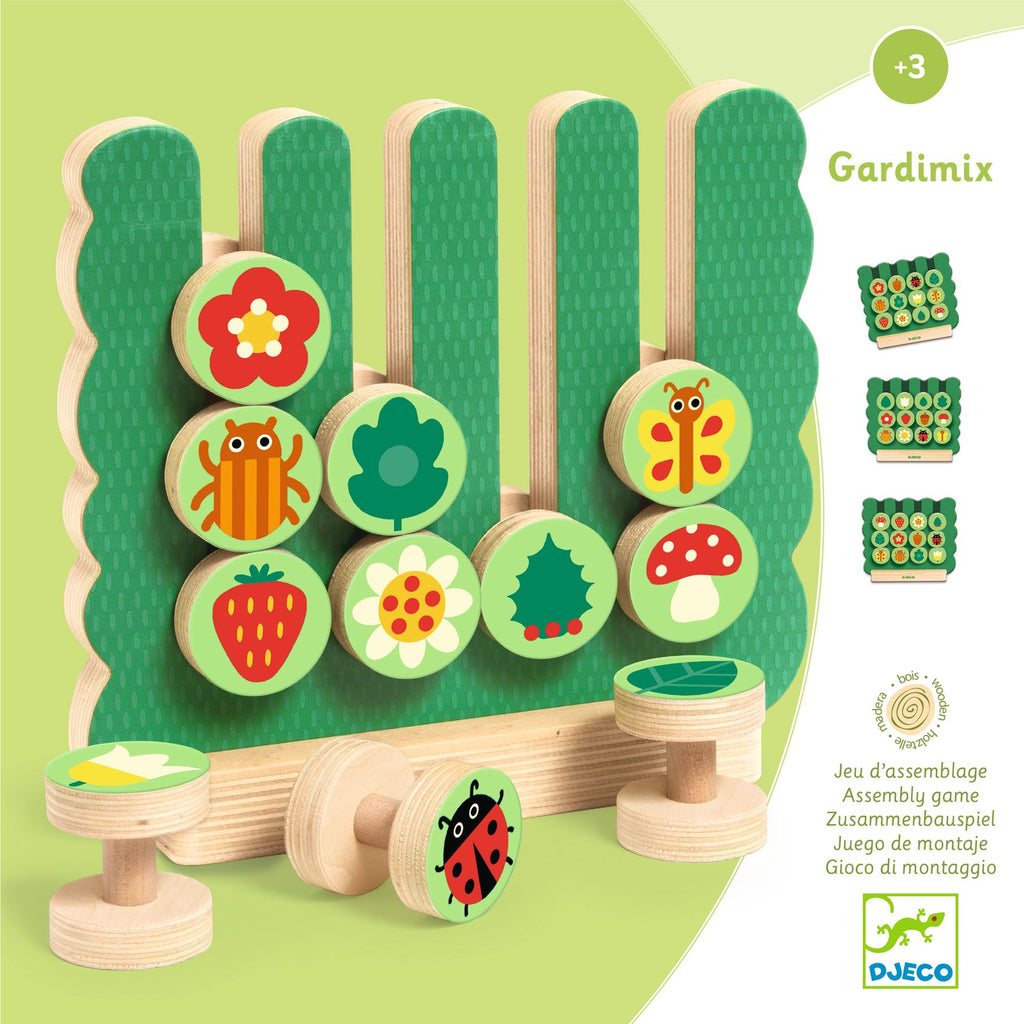 Gardimix - Gioco in legno FSC 100% per forme e colori