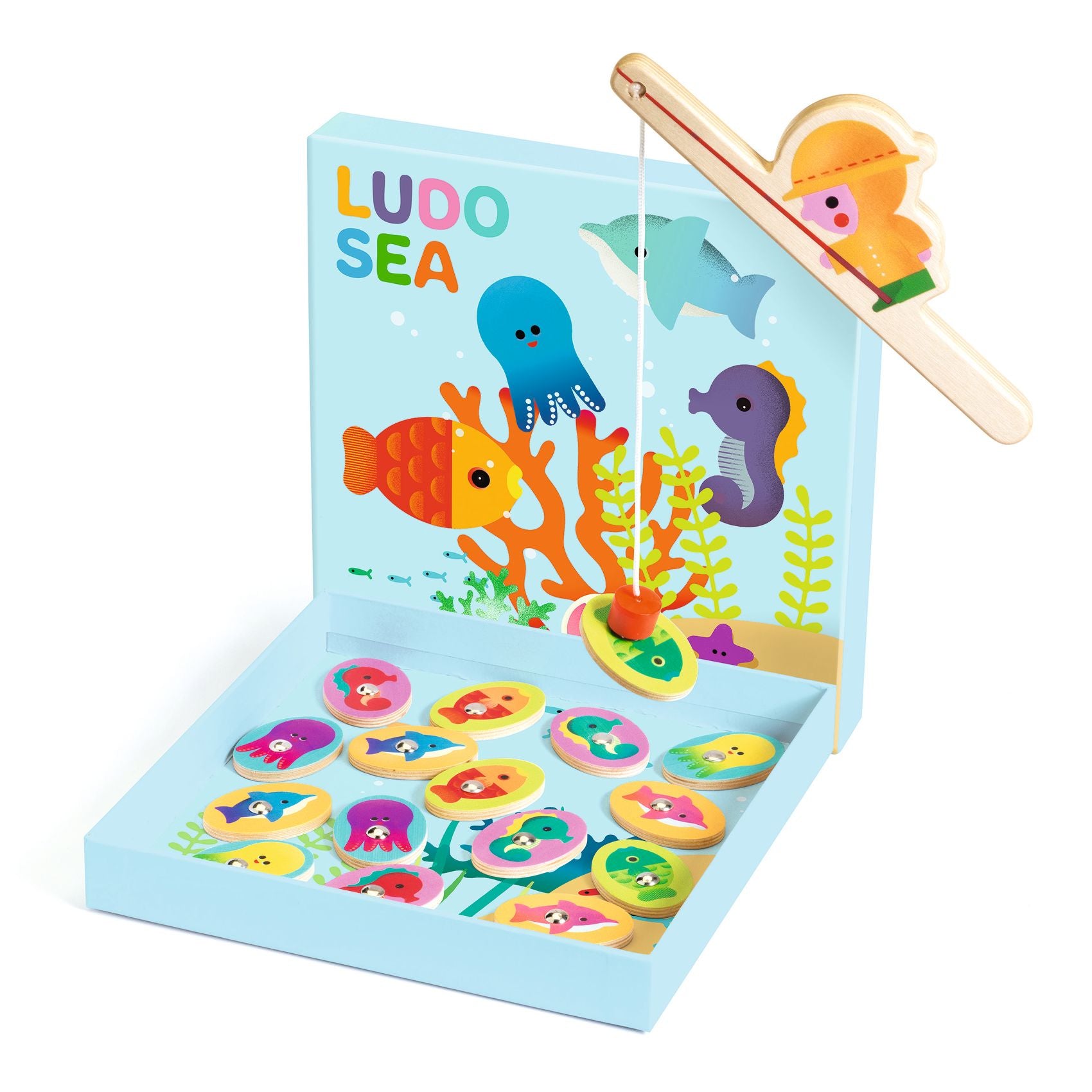 Ludo Sea - 4 Giochi In Legno