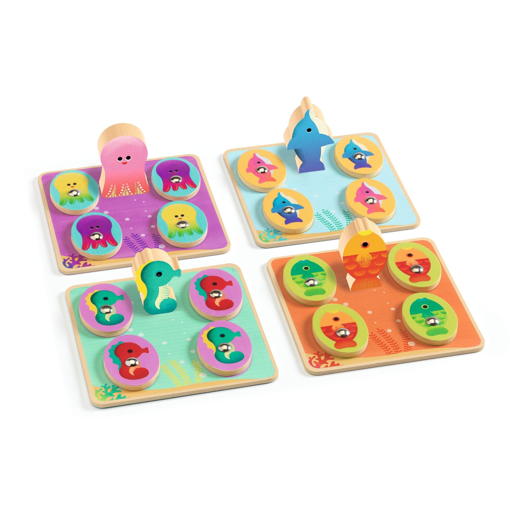 Ludo Sea - 4 Giochi In Legno