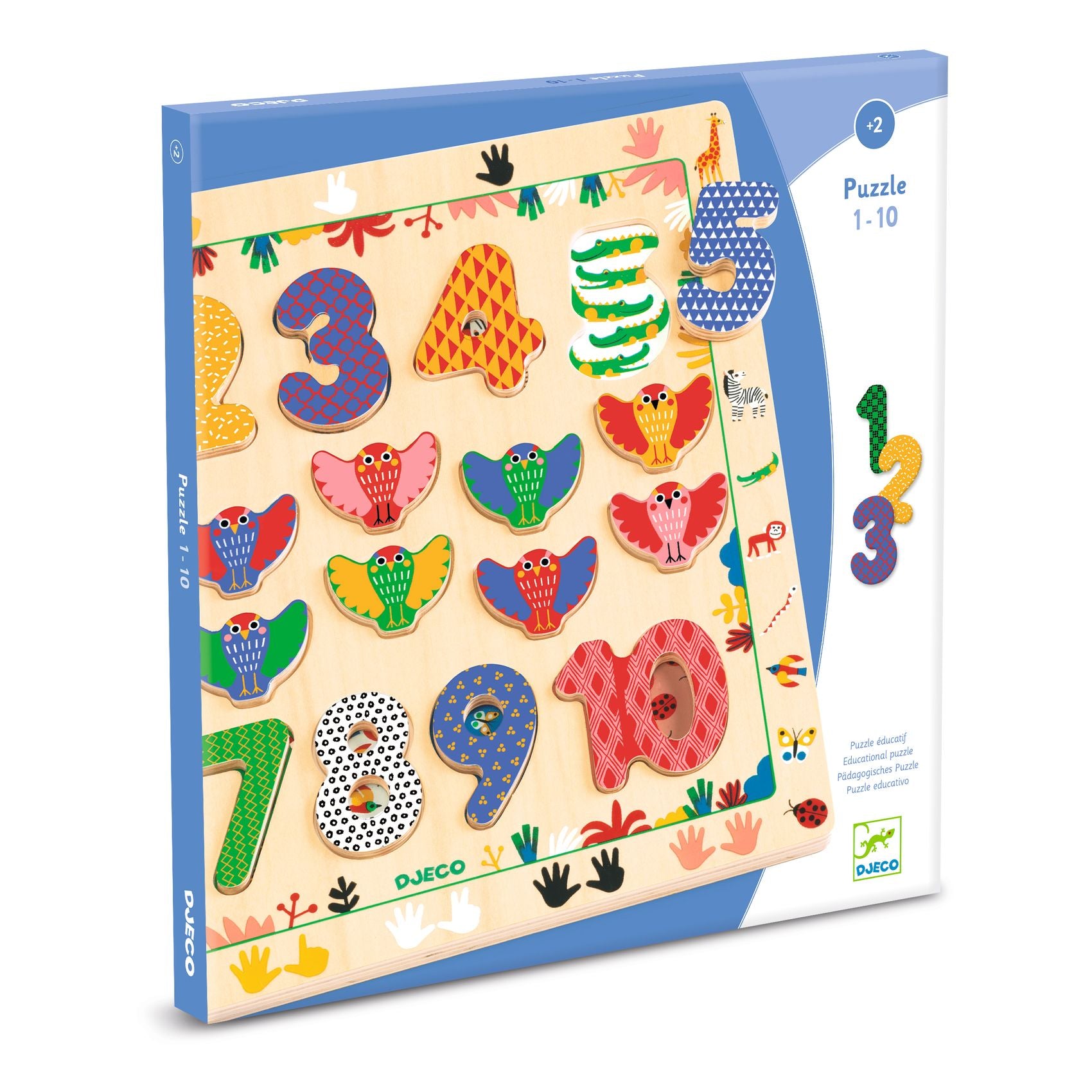 Puzzle In Legno Numeri 1-10