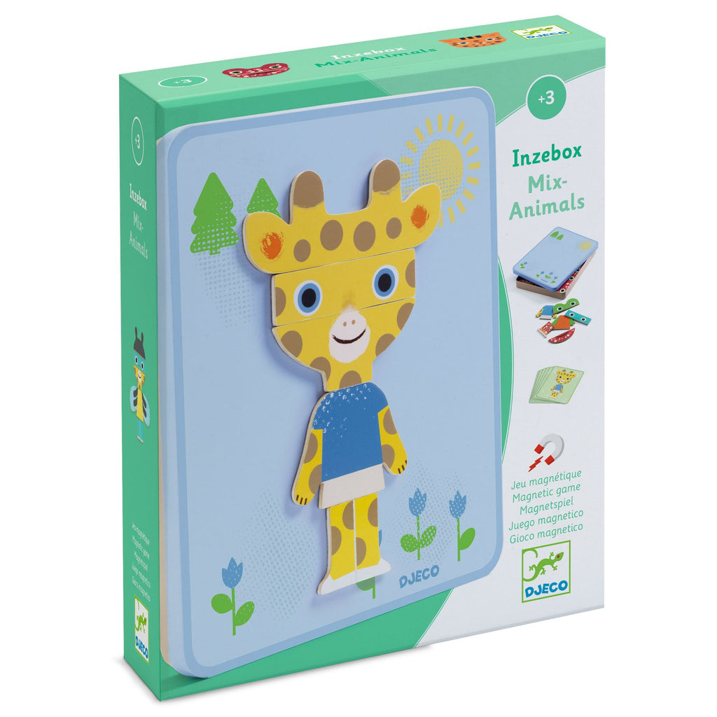 Inzebox Mix Animals, gioco magnetico animali da comporre