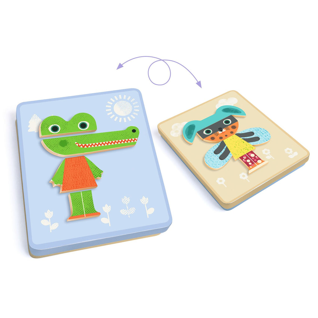 Inzebox Mix Animals, gioco magnetico animali da comporre