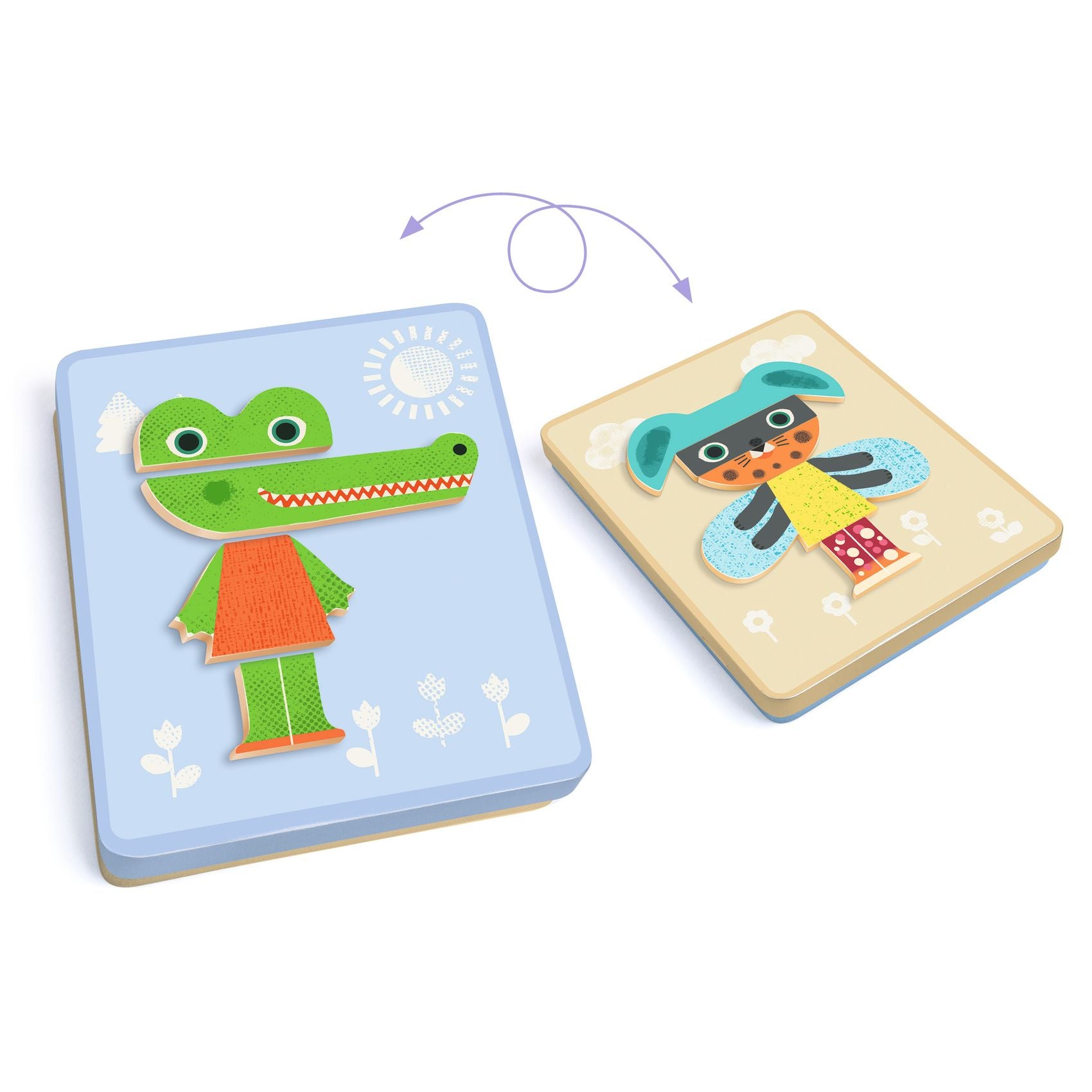 Inzebox Mix Animals, gioco magnetico animali da comporre