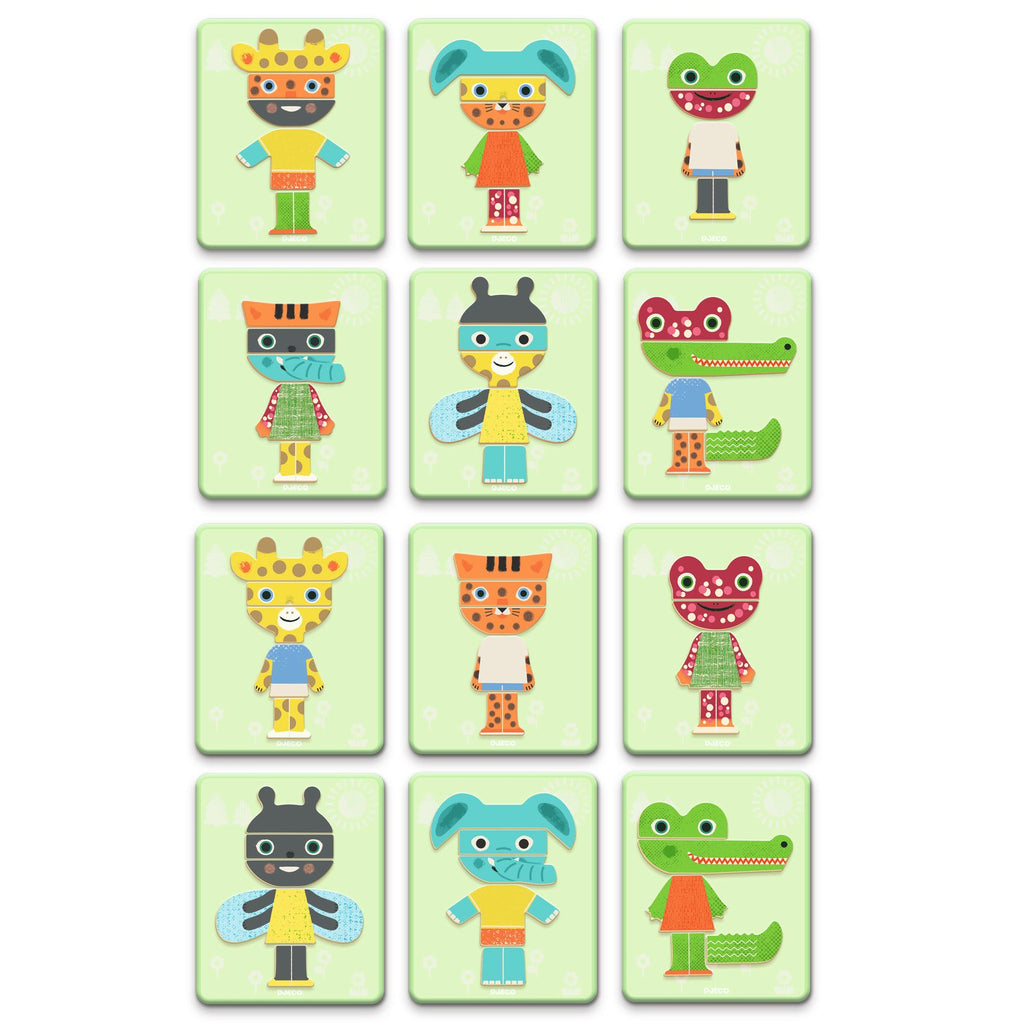 Inzebox Mix Animals, gioco magnetico animali da comporre