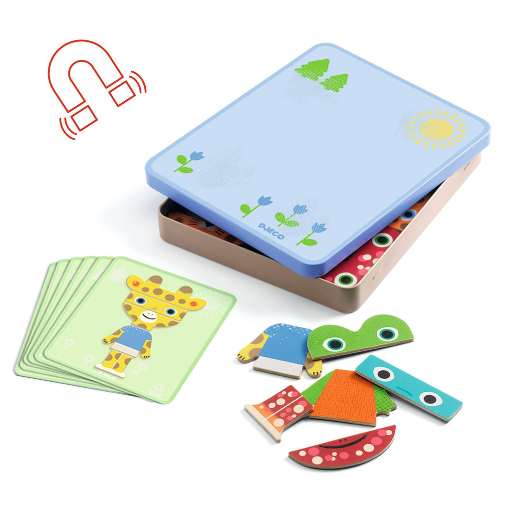Inzebox Mix Animals, gioco magnetico animali da comporre