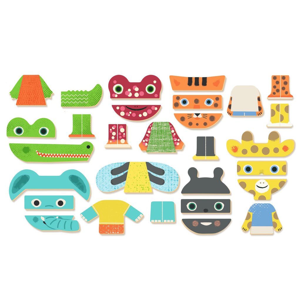 Inzebox Mix Animals, gioco magnetico animali da comporre