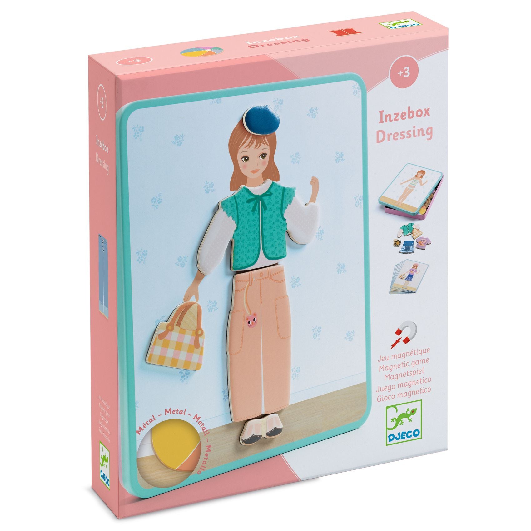 Inzebox Dressing - Set magnetico per vestirsi e creare storie