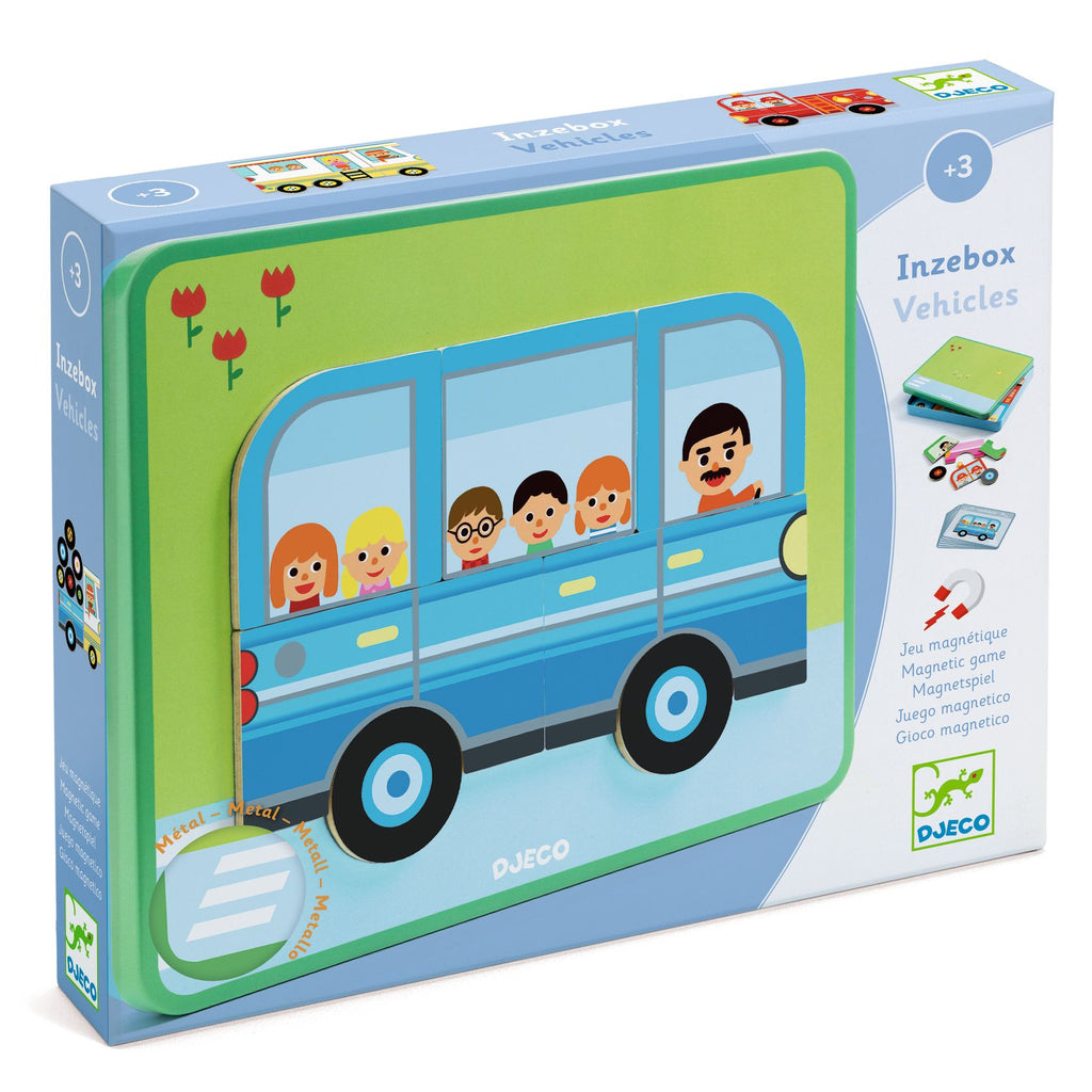 Inzebox Vehicles, set magnetico componi veicoli