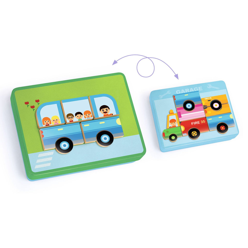 Inzebox Vehicles, set magnetico componi veicoli