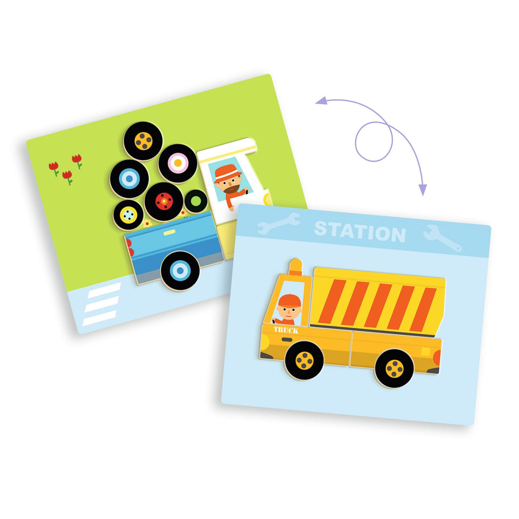 Inzebox Vehicles, set magnetico componi veicoli