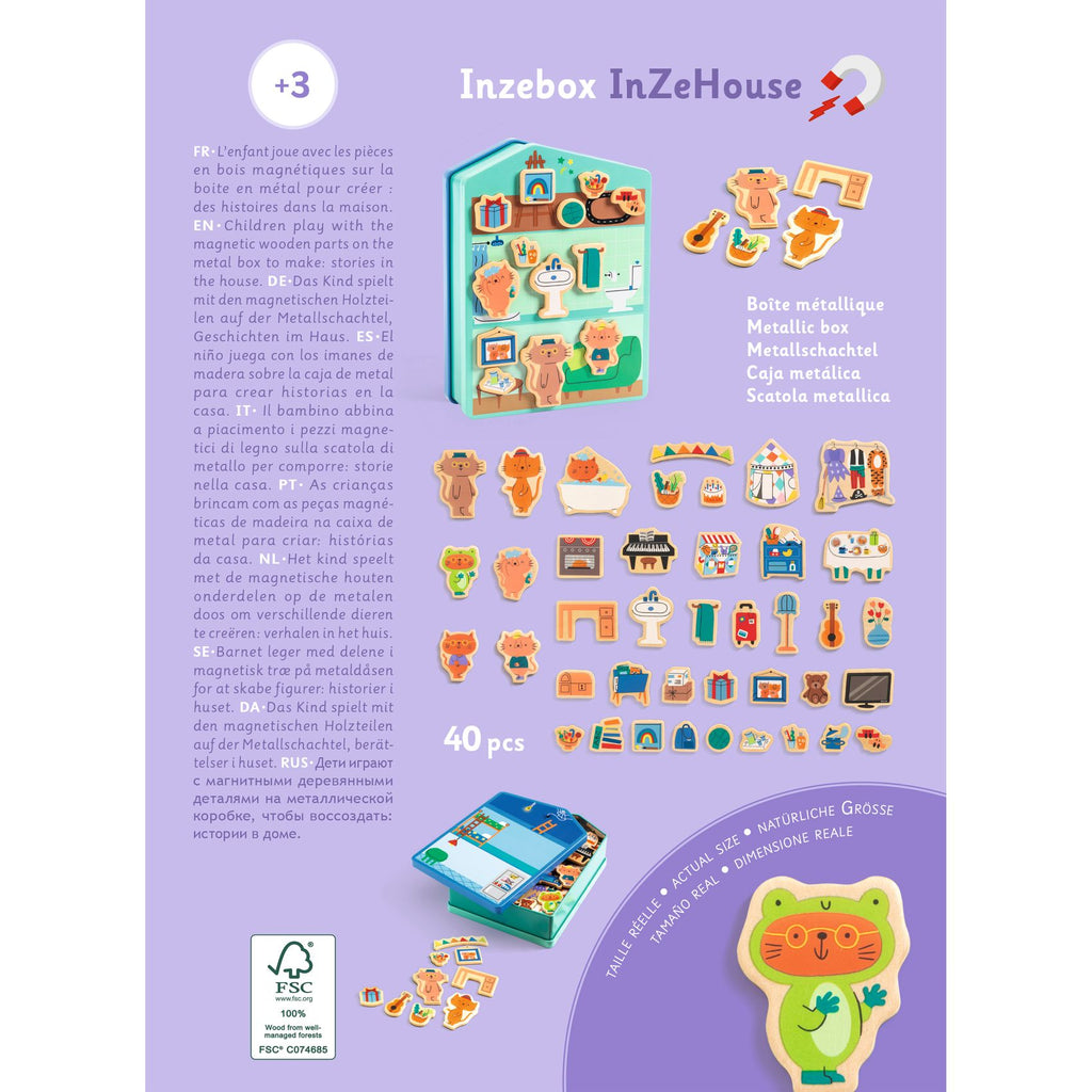 Casetta-gioco in legno InZeHouse