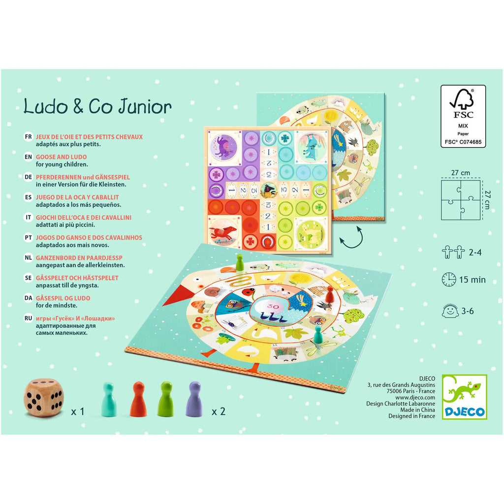 Set Giochi Da tavolo - Ludo & Co Junior