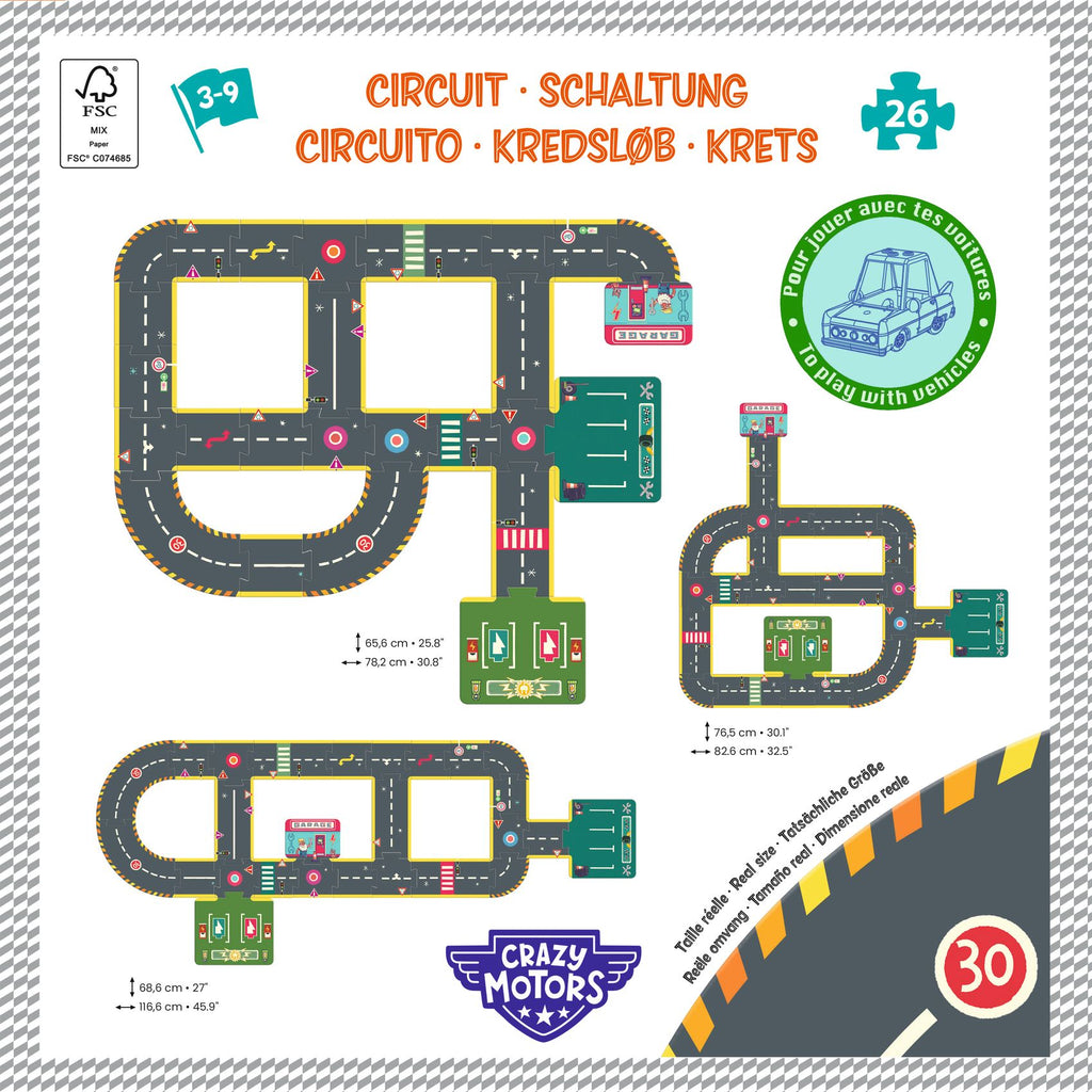 Puzzle Circuit - 26 pezzi