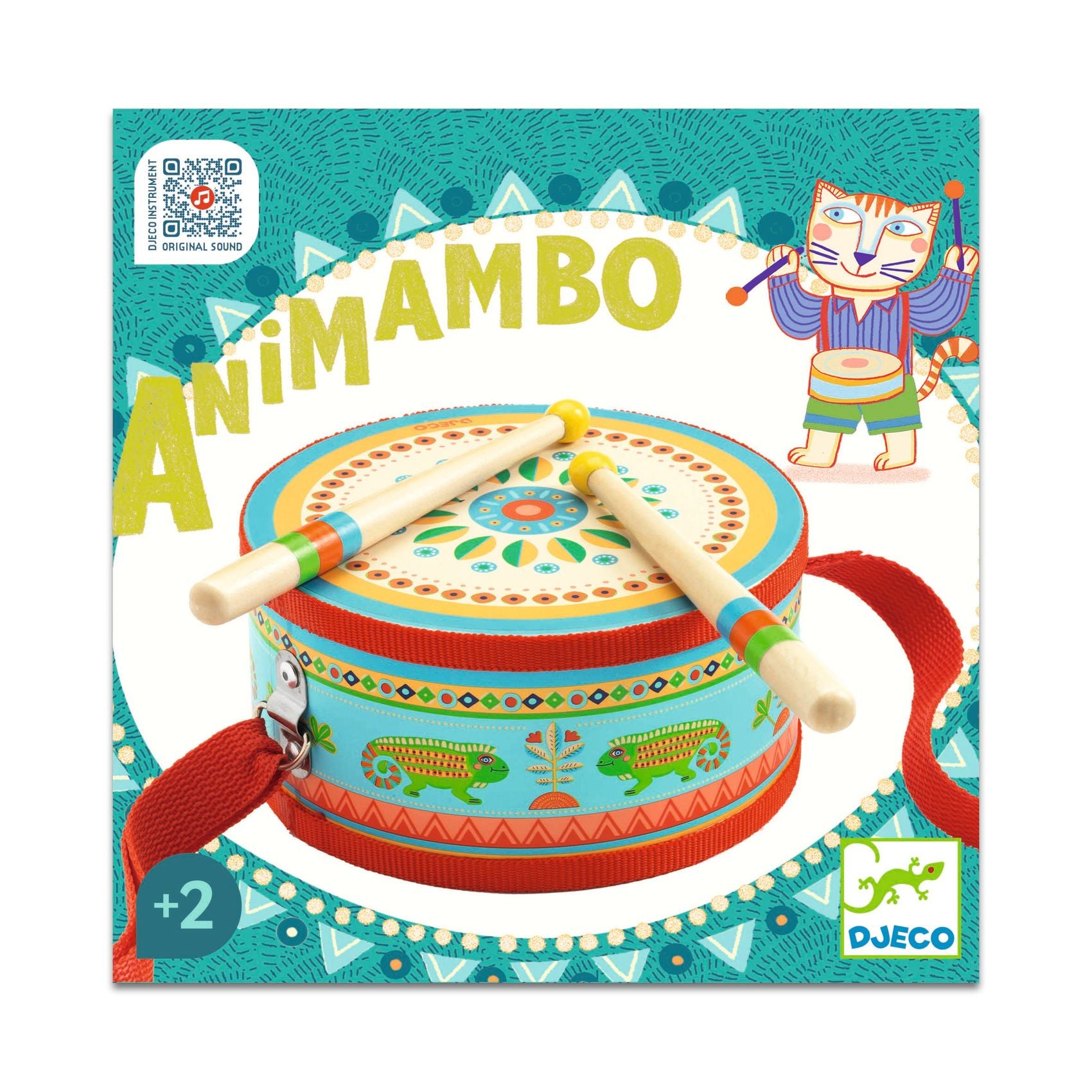 Tamburo Animambo Con Tracolla