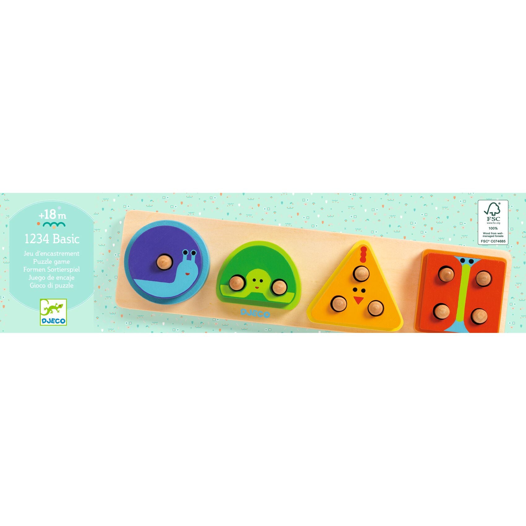Gioco in legno -1234 Basic