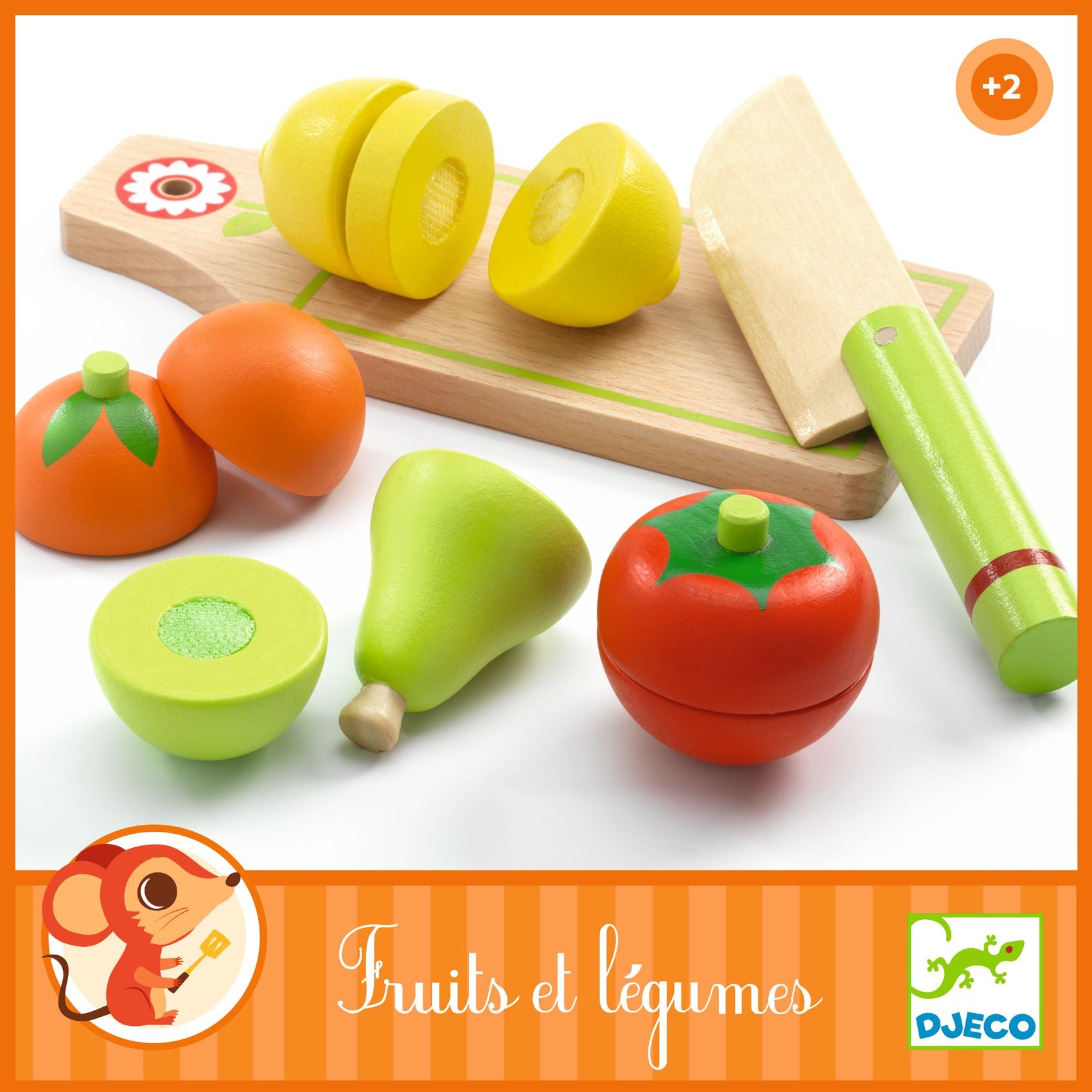 Set Frutta E Verdura Da Tagliare In Legno