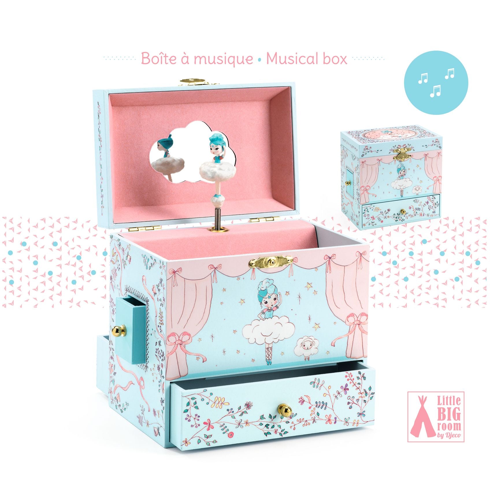 Cofanetto Carillon Con Ballerina Sul Palco