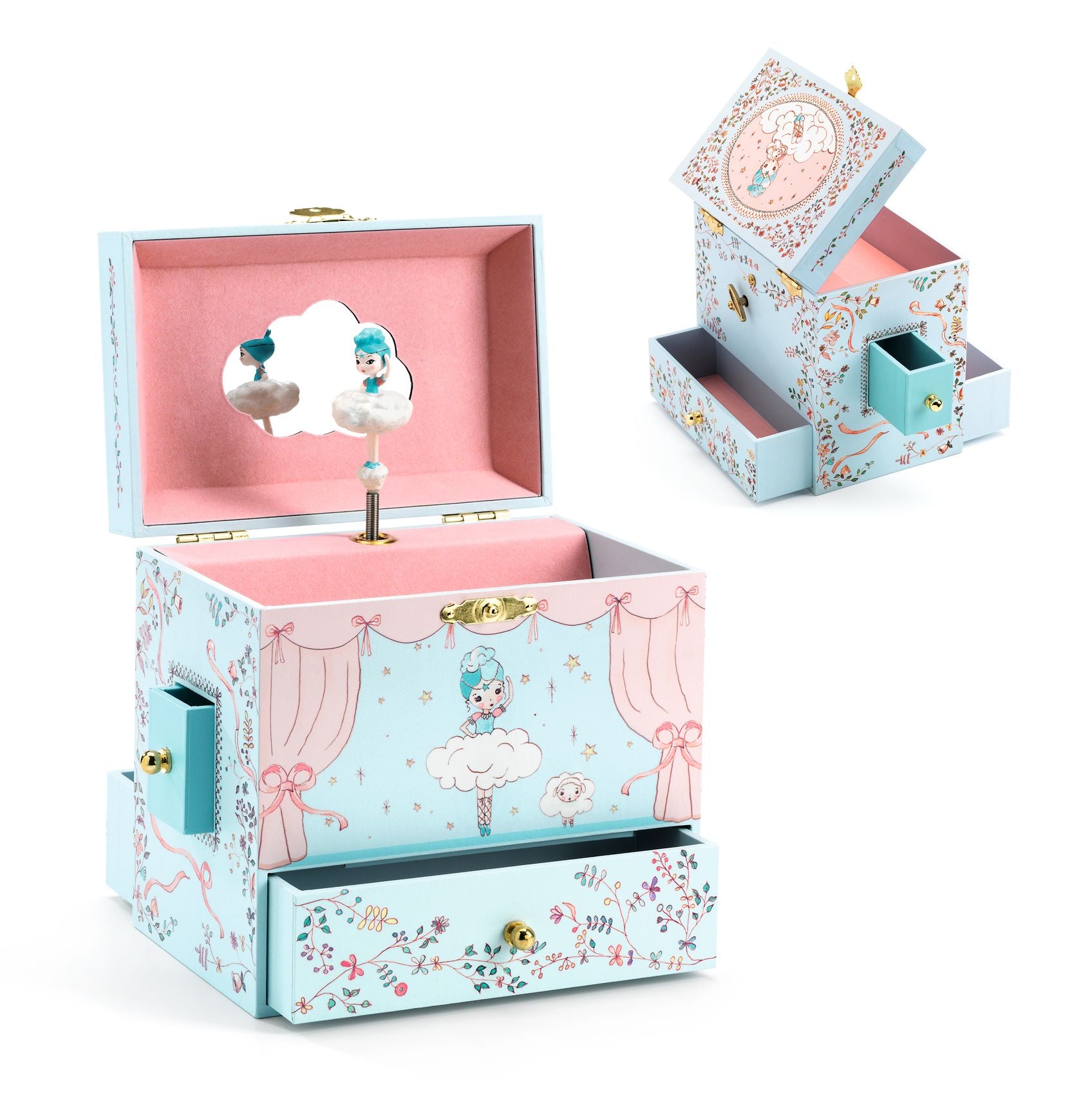 Cofanetto Carillon Con Ballerina Sul Palco