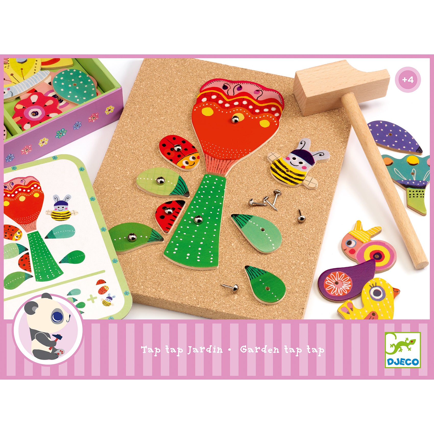 Tap Tap Jardin – gioco di composizione e martelletto