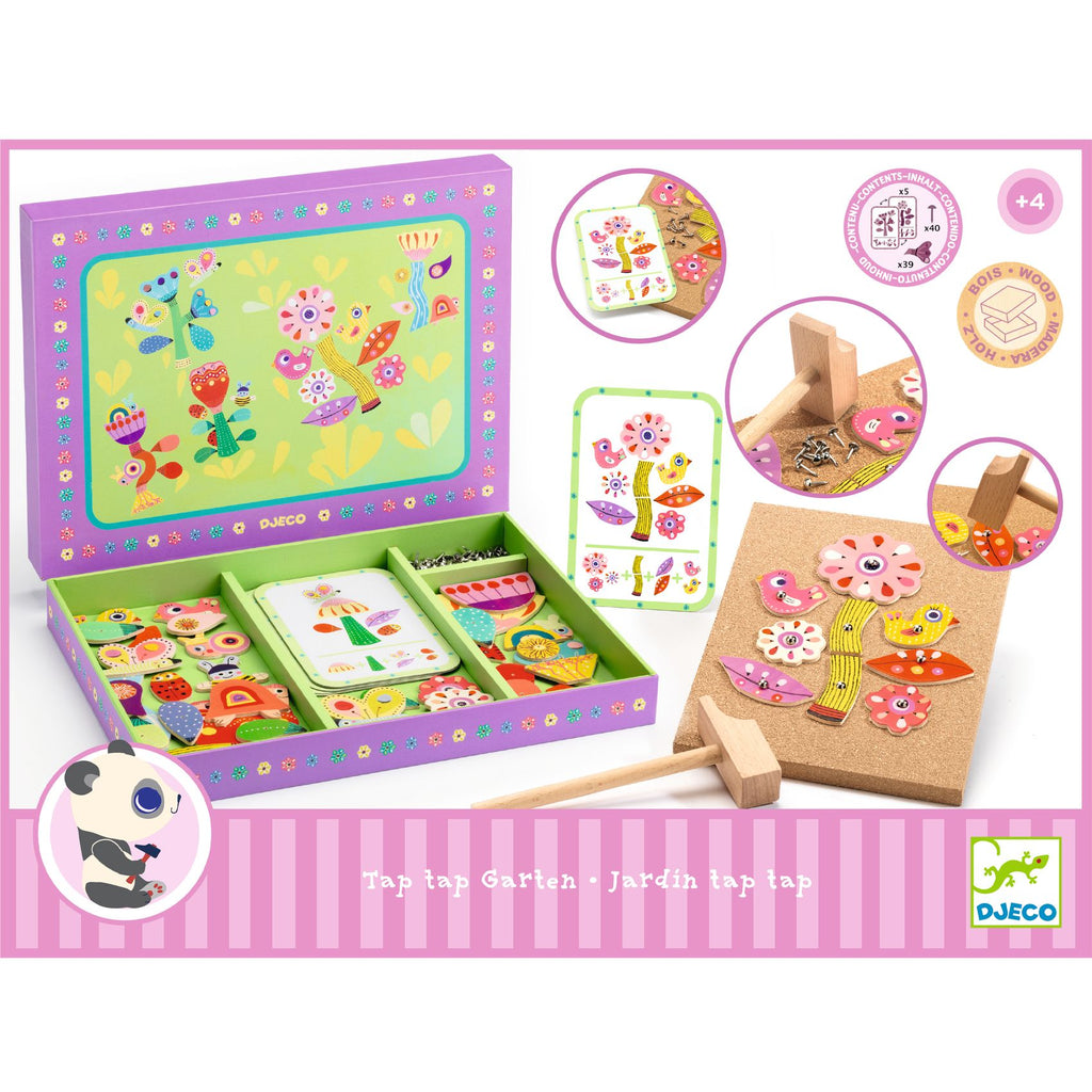 Tap Tap Jardin – gioco di composizione e martelletto