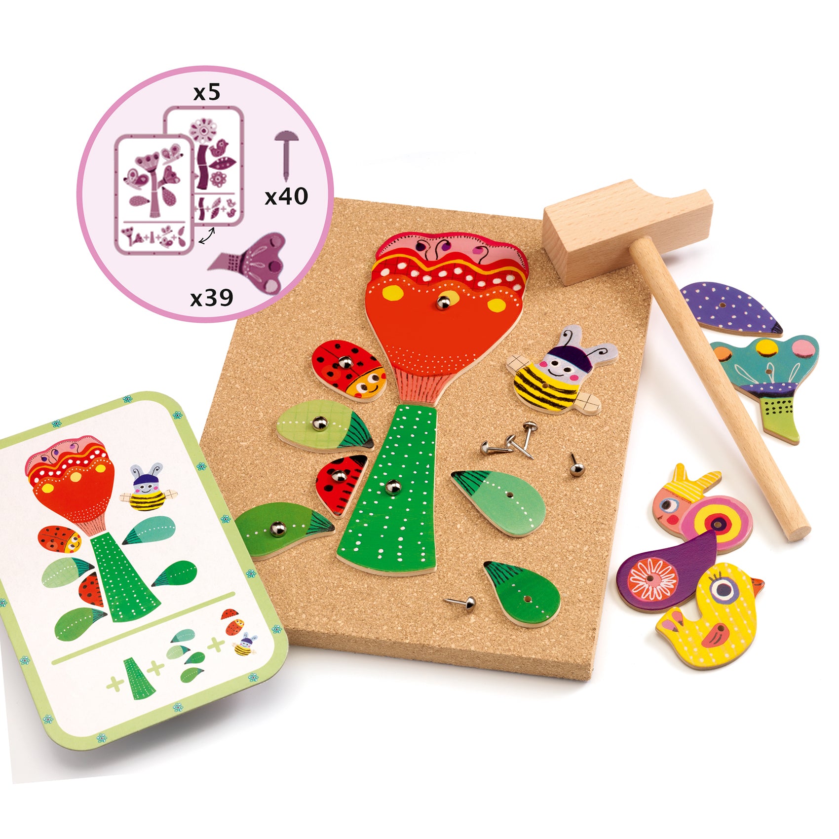 Tap Tap Jardin – gioco di composizione e martelletto