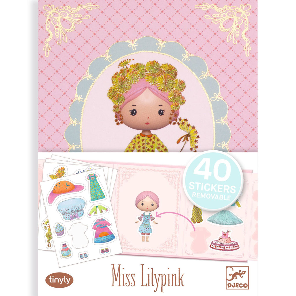 Miss Lilypink - Adesivi removibili per cameretta